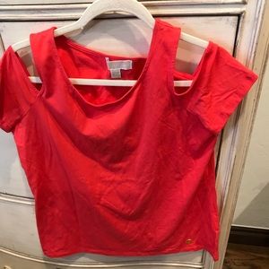 Michael Kors cold shoulder top